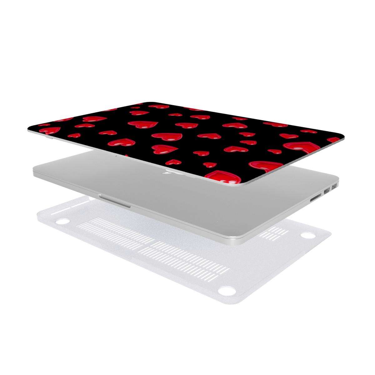 Black Hearts MacBook Protective Case