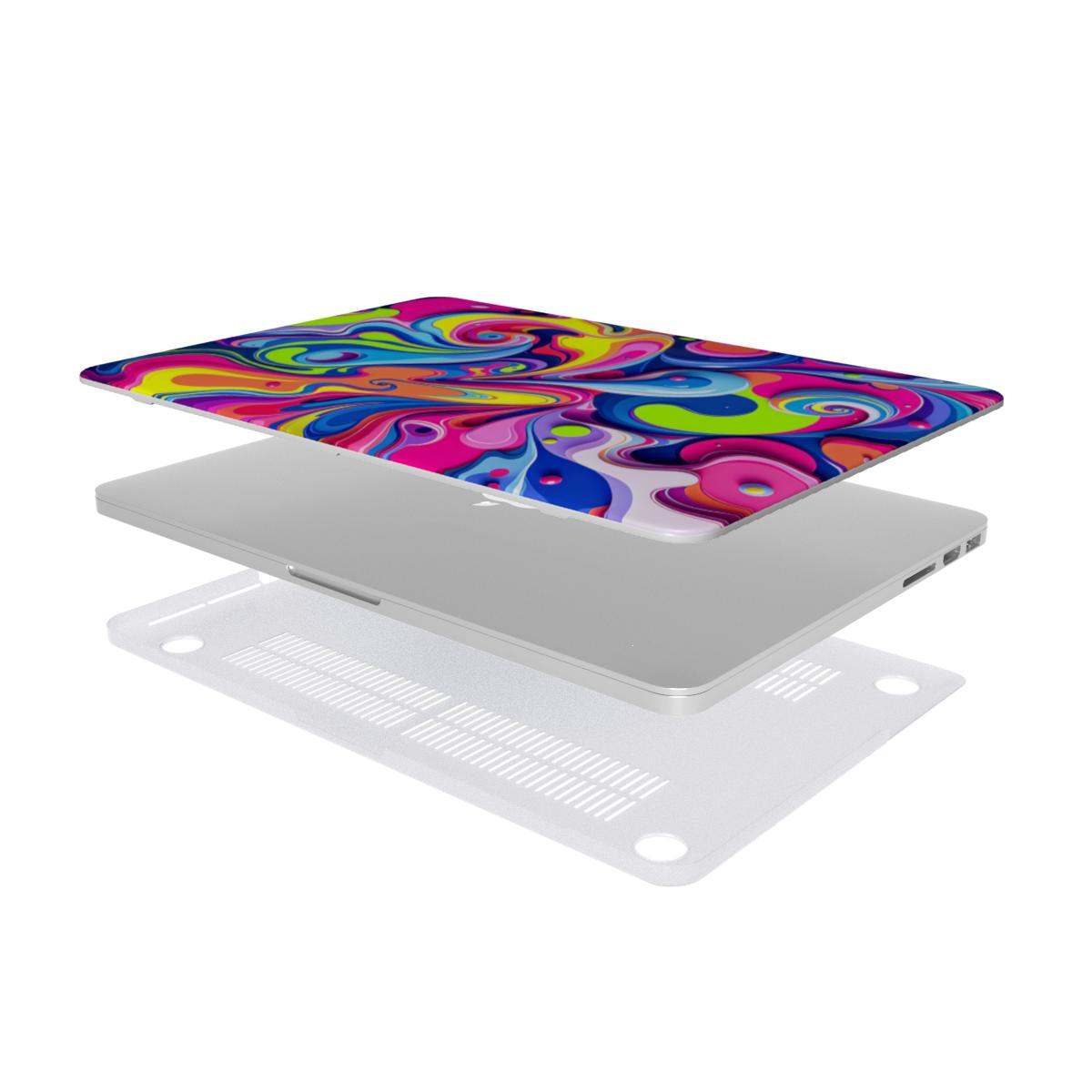 Vibrant Colour Splash MacBook Protective Case