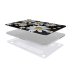 Black Daises MacBook Protective Case