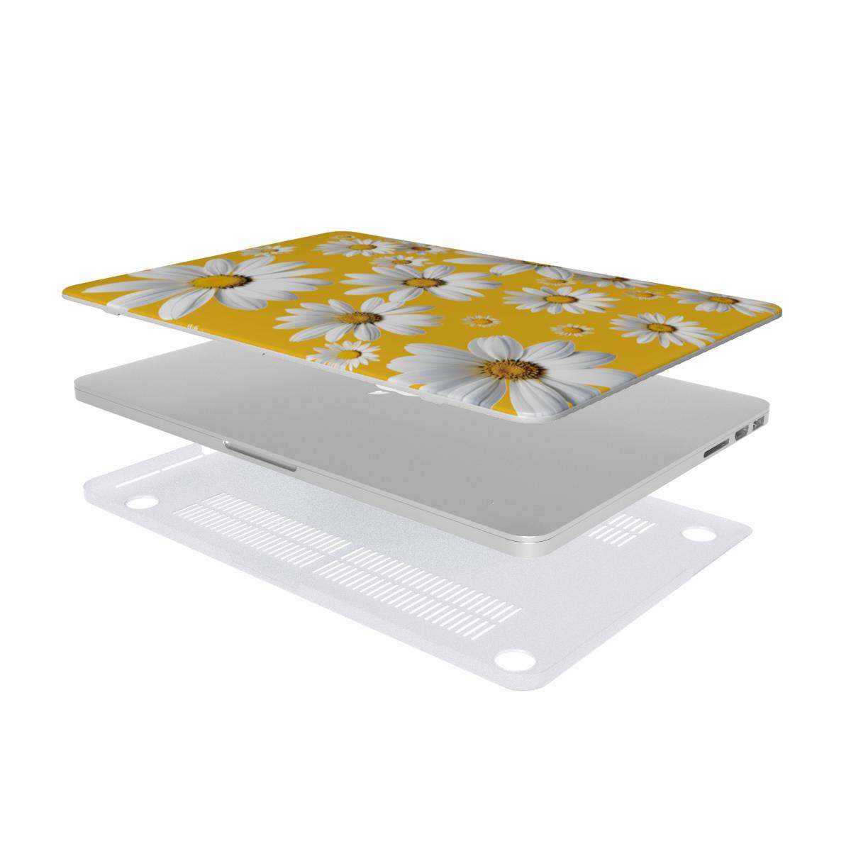 Yellow Daises MacBook Protective Case