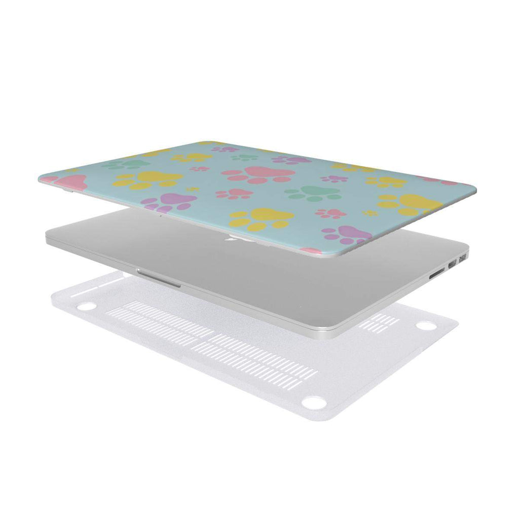 Pastel Doggy Paw MacBook Protective Case