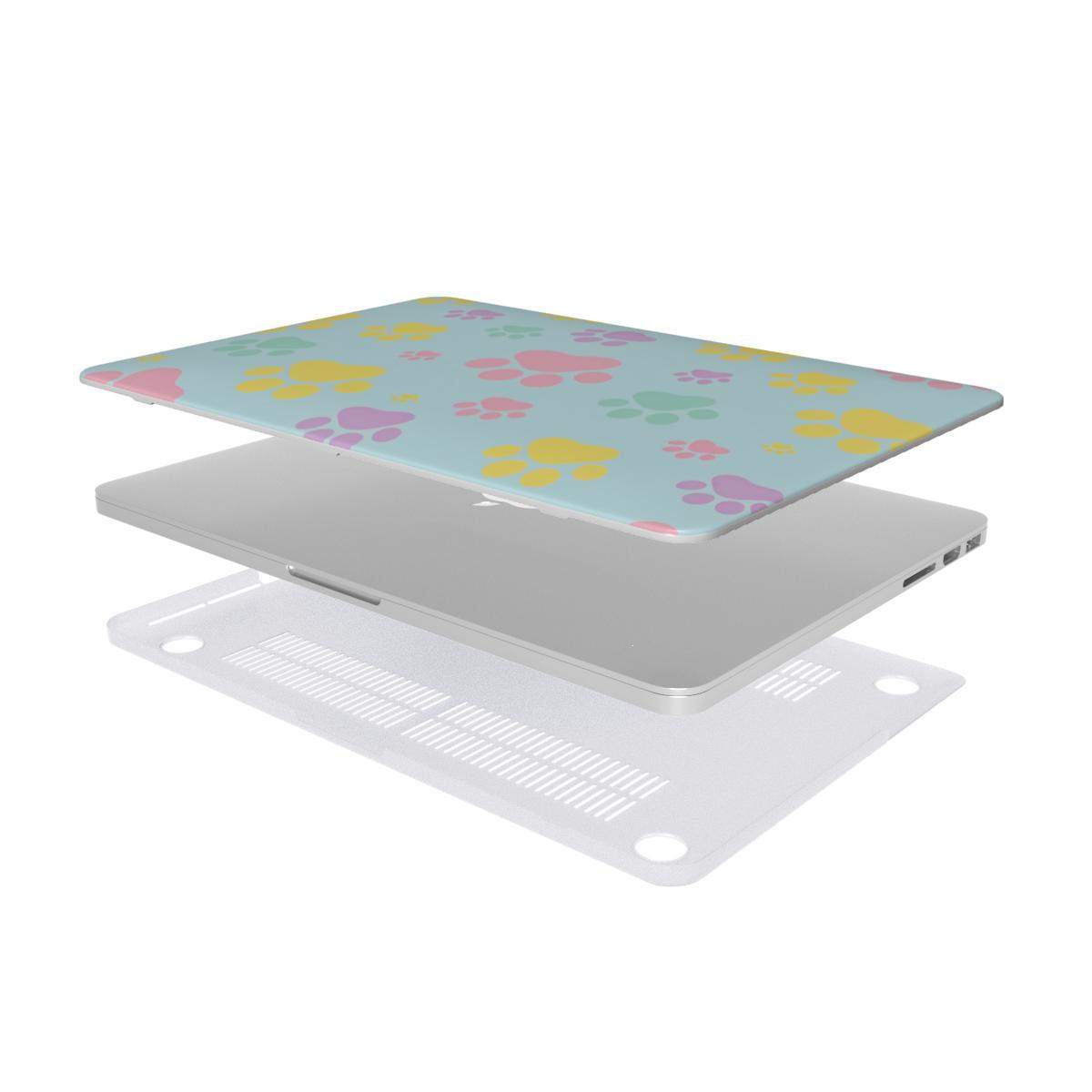 Pastel Doggy Paw MacBook Protective Case