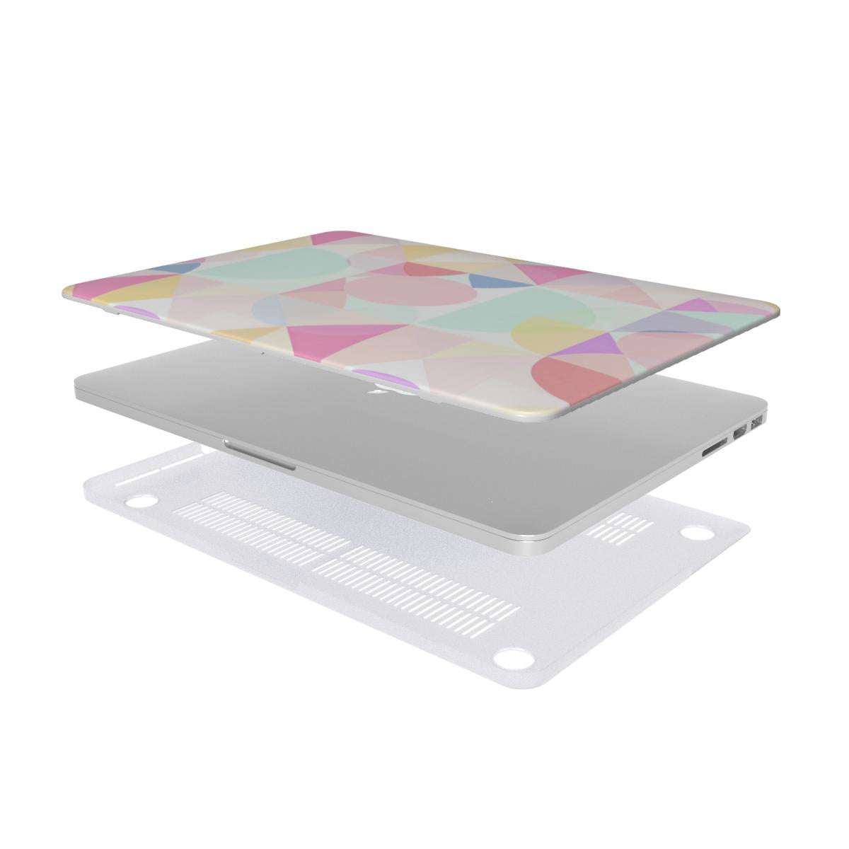 Pastel Geo Print MacBook Protective Case