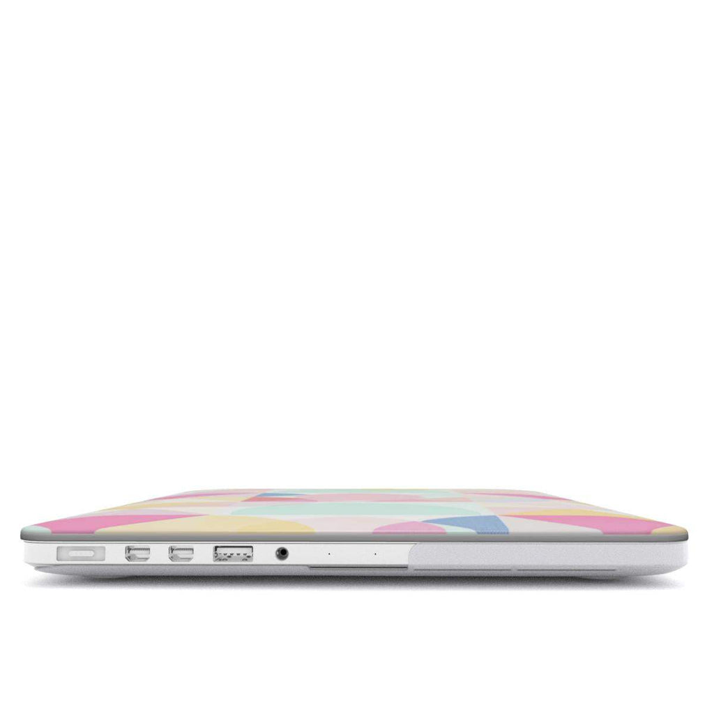 Pastel Geo Print MacBook Protective Case