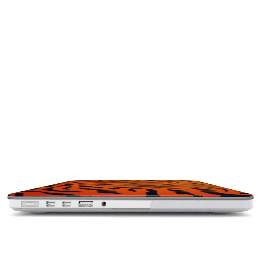 Orange Tiger Print MacBook Protective Case