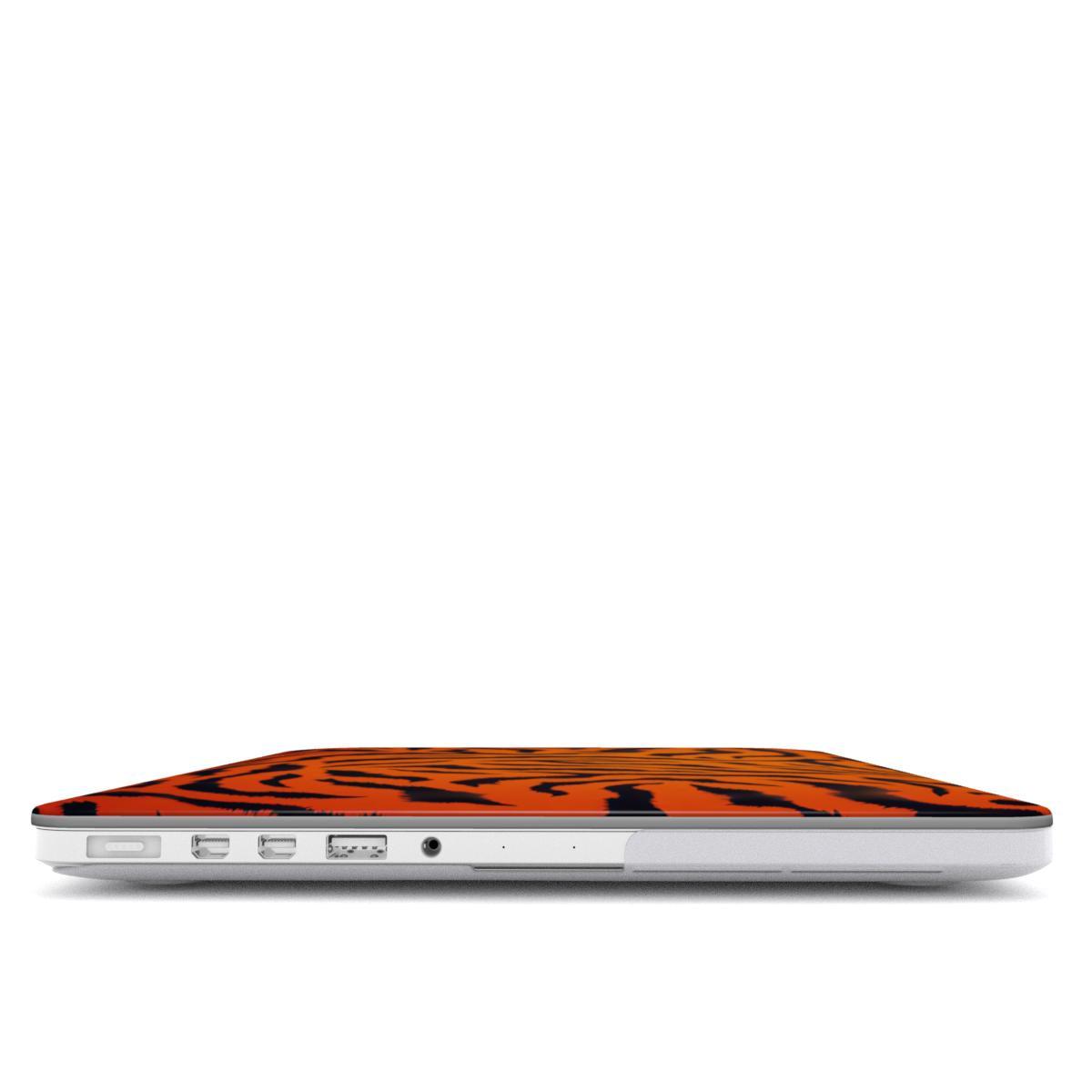 Orange Tiger Print MacBook Protective Case