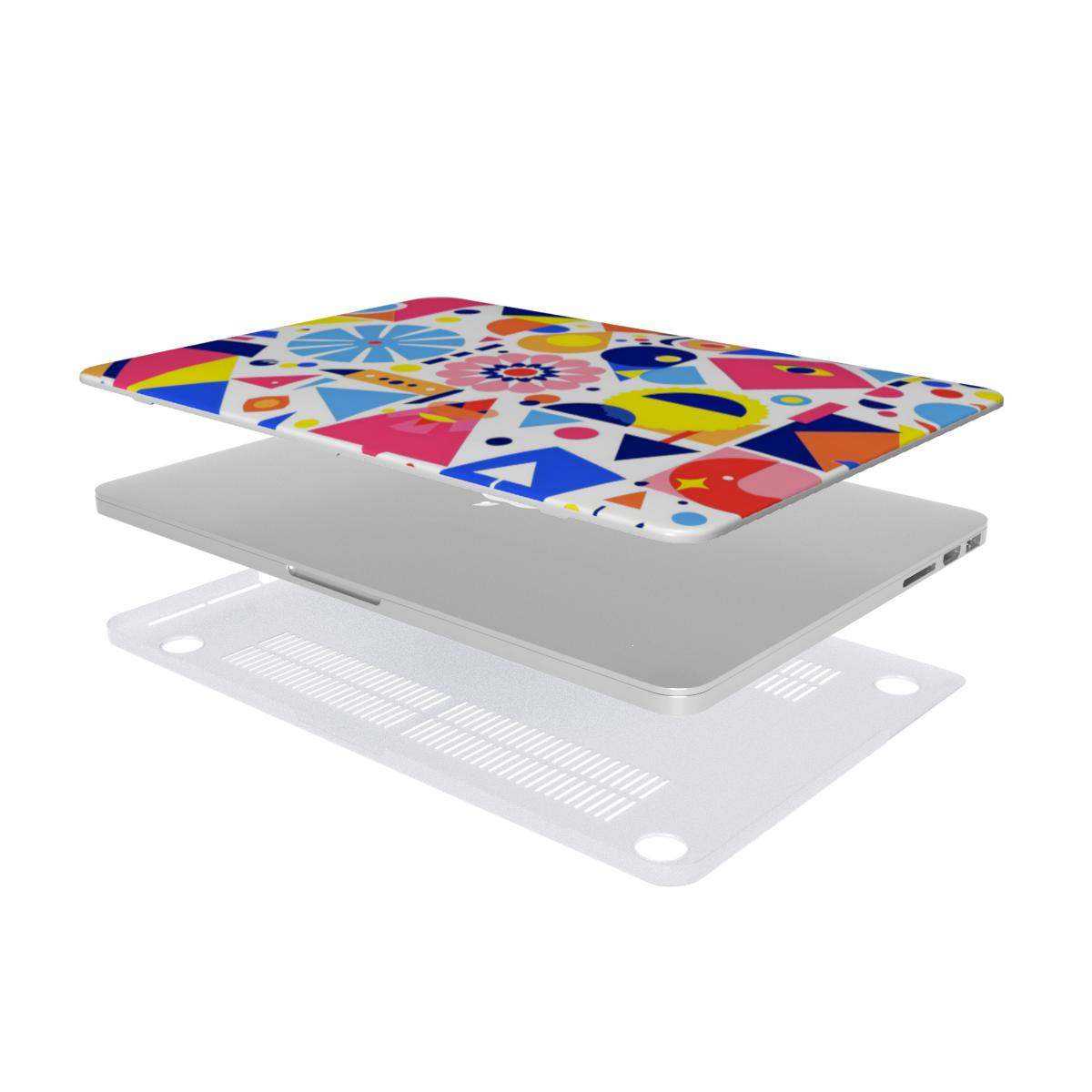 Bright Geo Print MacBook Protective Case