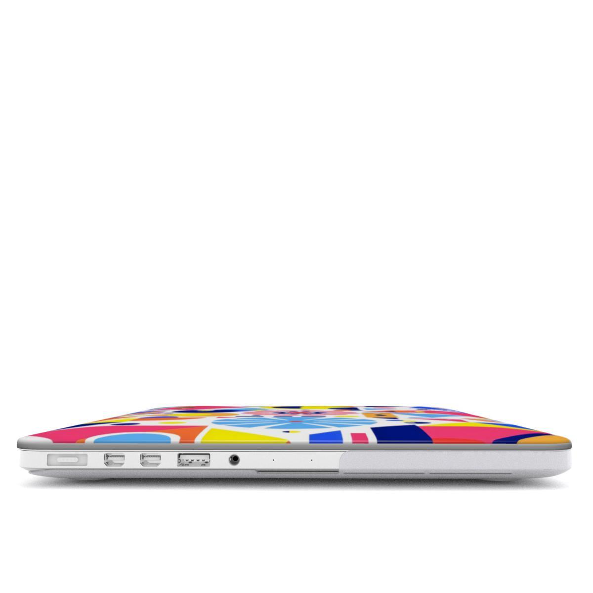 Bright Geo Print MacBook Protective Case