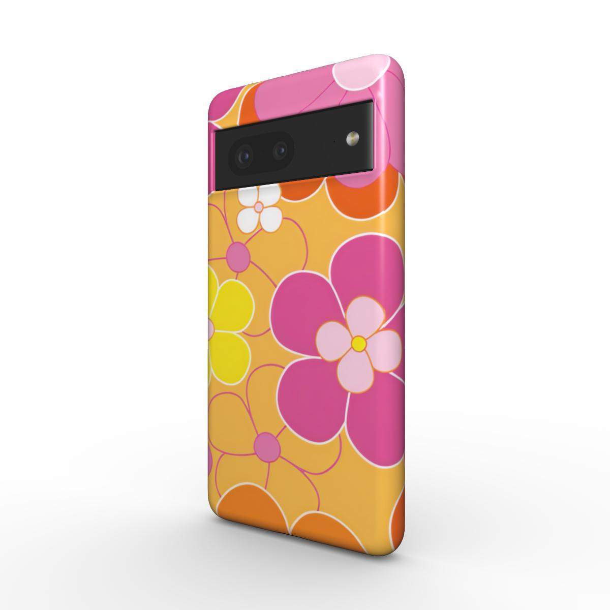Retro Floral Google Pixel Dual Layer Phone Case