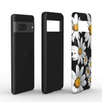 Black Daises Google Pixel Dual Layer Phone Case