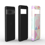 Pastel Geo Print Google Pixel Dual Layer Phone Case