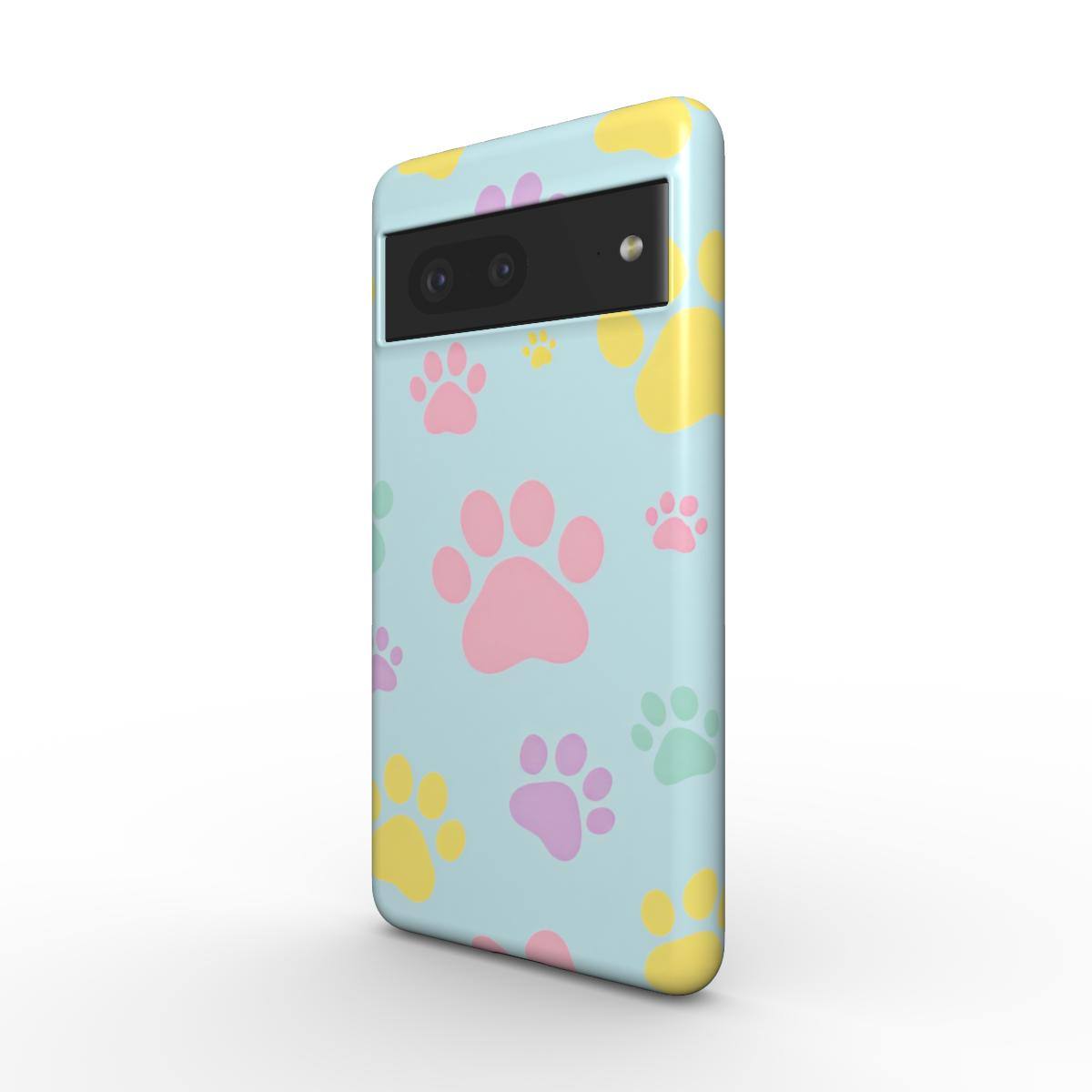 Pastel Doggy Paw Google Pixel Dual Layer Phone Case