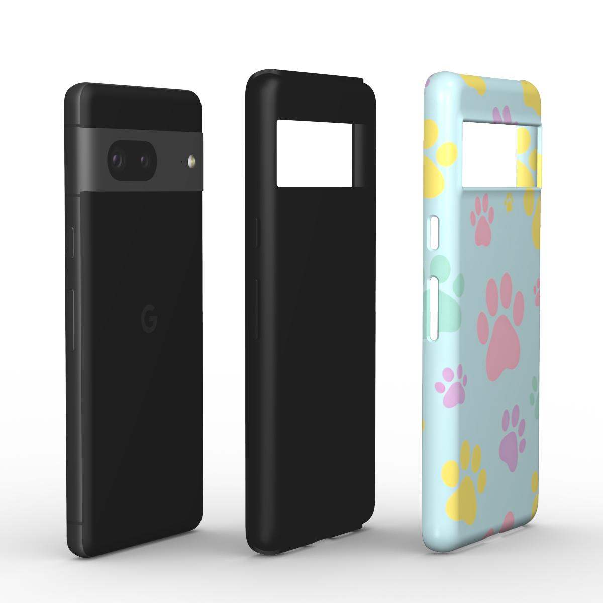 Pastel Doggy Paw Google Pixel Dual Layer Phone Case