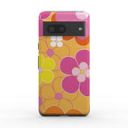 Retro Floral Google Pixel Dual Layer Phone Case