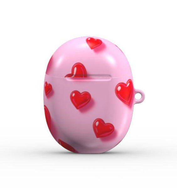 Pink Hearts Google Pixel Buds Pro/Pro2 Protective Case