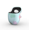Pastel doggy paw Google Pixel Buds Pro/Pro2 protective case with vibrant hard shell and glossy finish