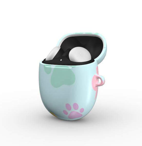 Pastel Doggy Paw Google Pixel Buds Pro/Pro2 Protective Case