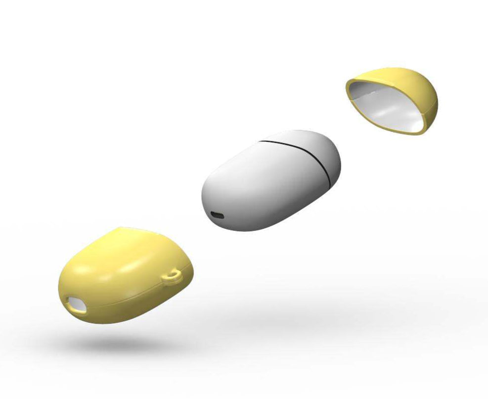 Lemon Yellow Google Pixel Buds Pro/Pro2 Protective Case