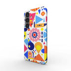 Vibrant Geo Print Samsung Slim Phone Case