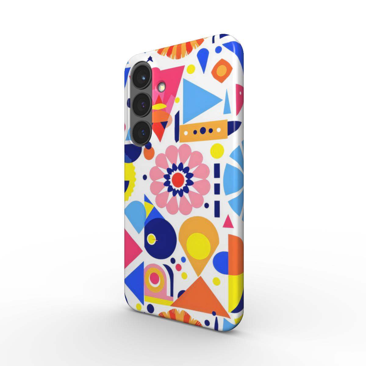 Vibrant Geo Print Samsung Slim Phone Case