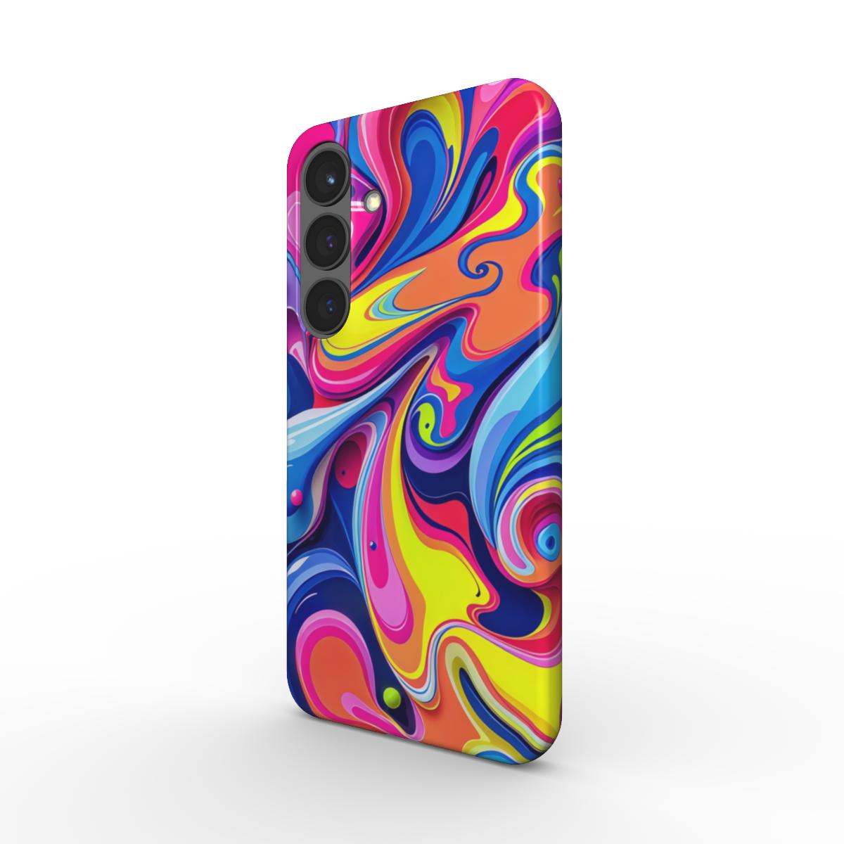 Vibrant Colour Splash Samsung Slim Phone Case
