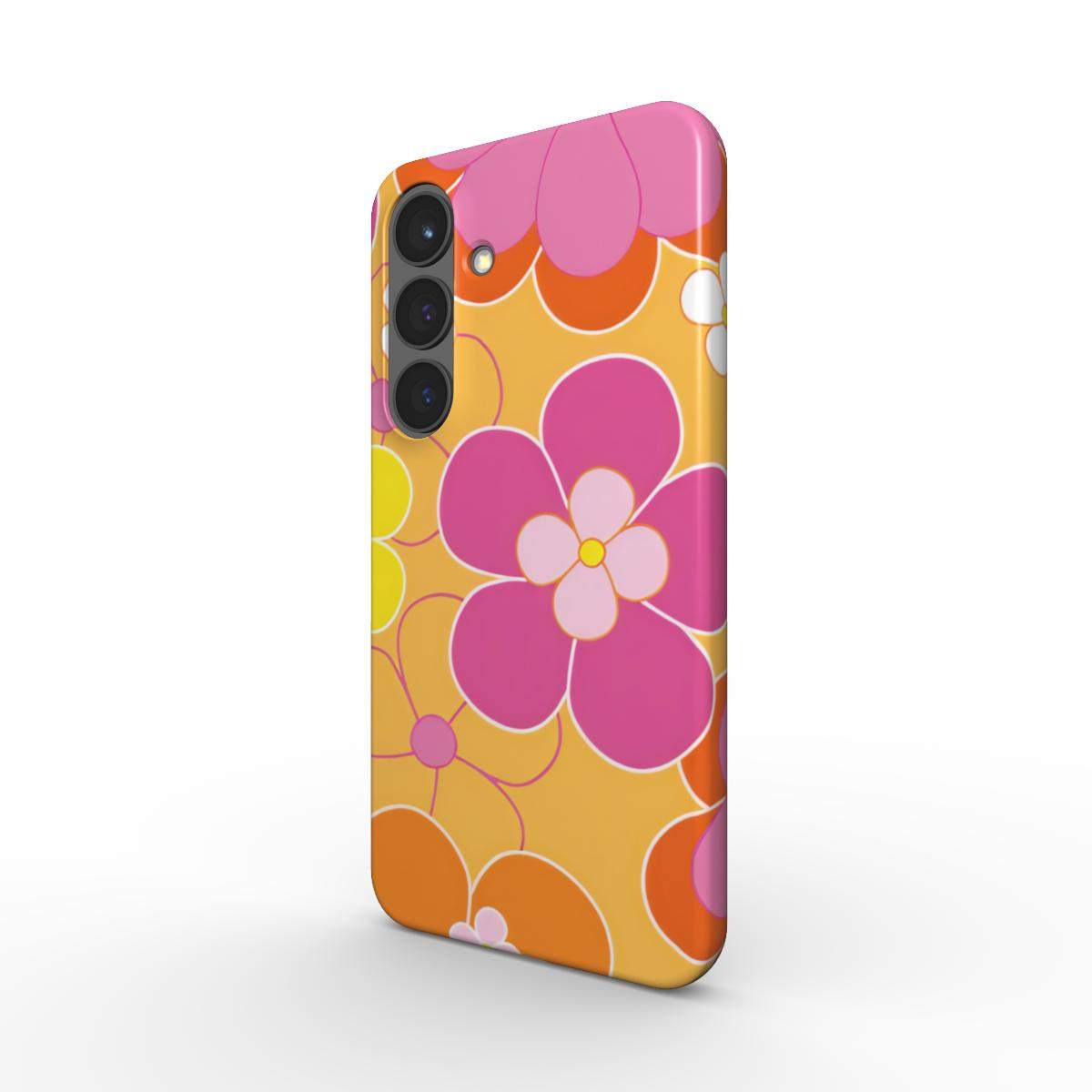Retro Floral Samsung Slim Phone Case