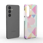 Pastel Geo Print Samsung Slim Phone Case
