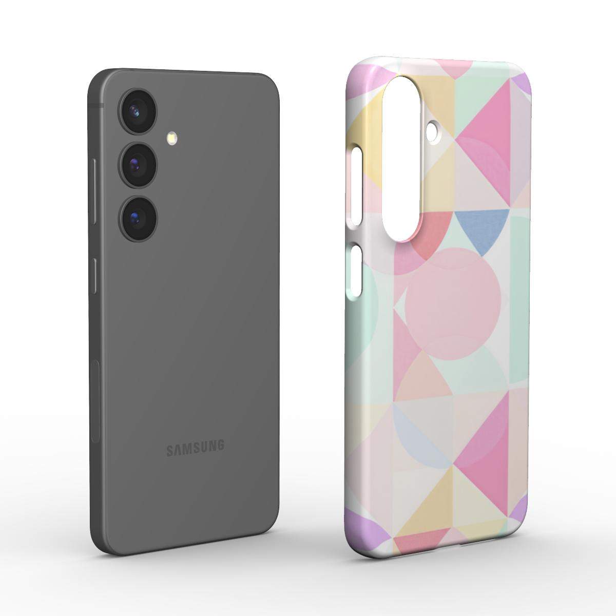 Pastel Geo Print Samsung Slim Phone Case