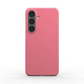 Light coral slim phone case for Samsung with glossy finish and minimalist design
