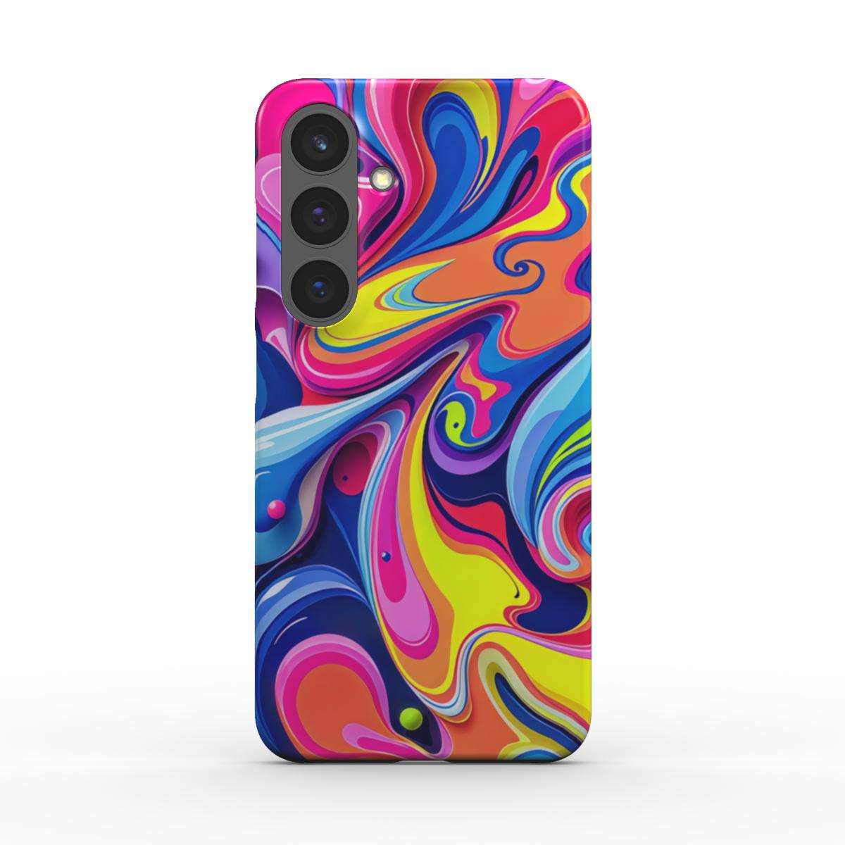 Vibrant Colour Splash Samsung Slim Phone Case