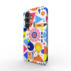 Bright Geo Print Samsung Dual Layer Phone Case
