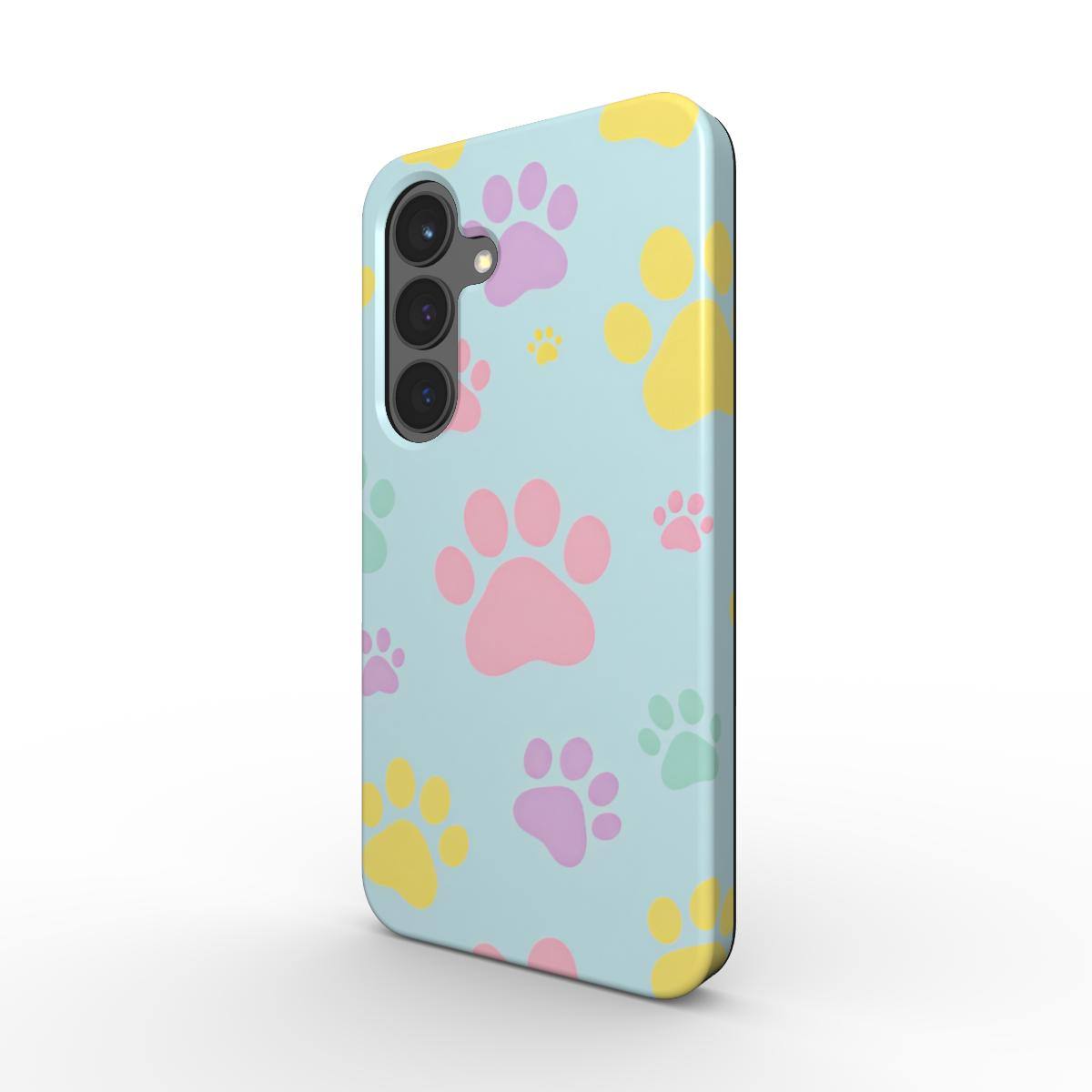 Pastel Doggy Paw Samsung Dual Layer Phone Case