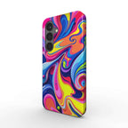 Vibrant Colour Splash Samsung Dual Layer Phone Case