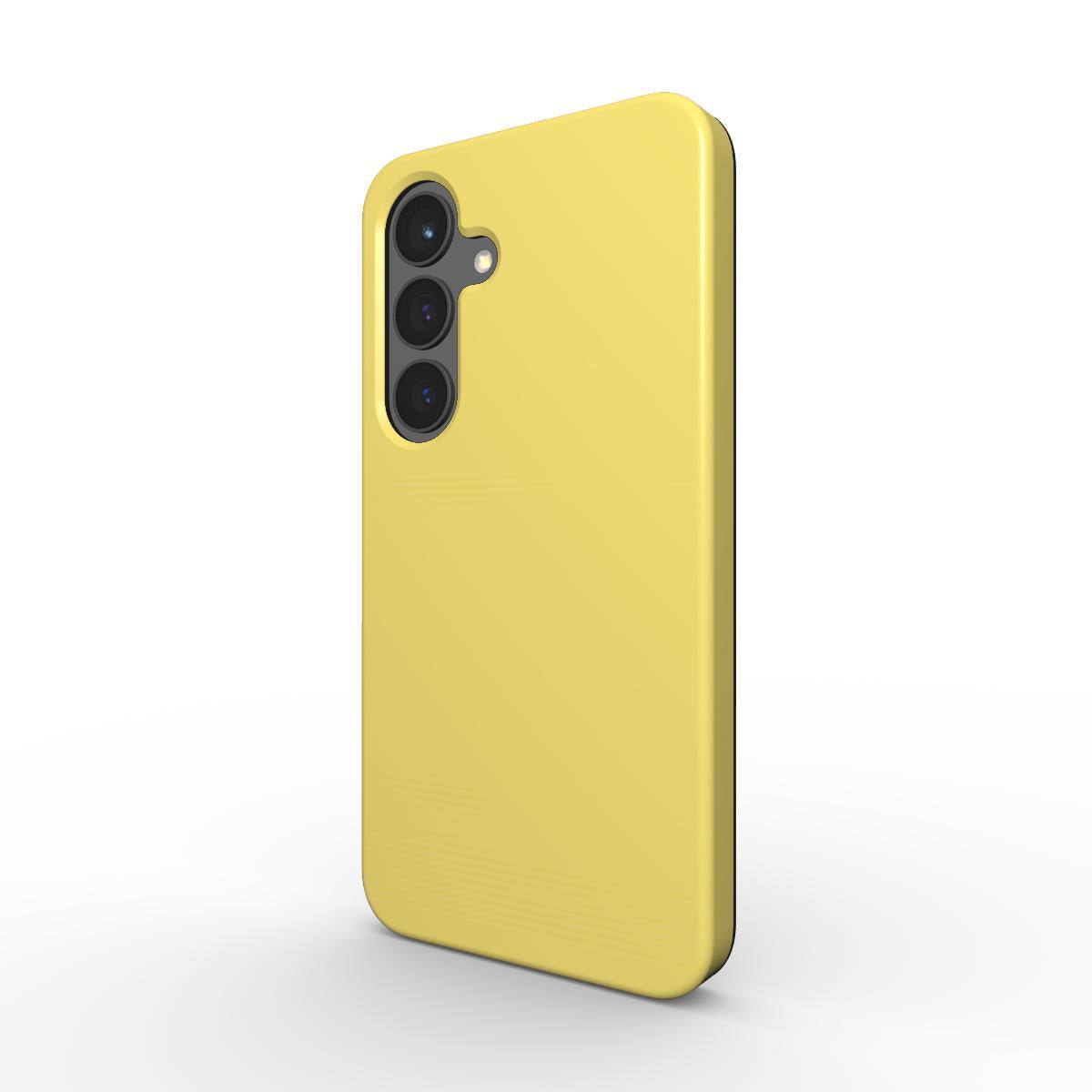 Lemon Yellow Samsung Dual Layer Phone Case