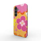 Retro Floral Samsung Dual Layer Phone Case