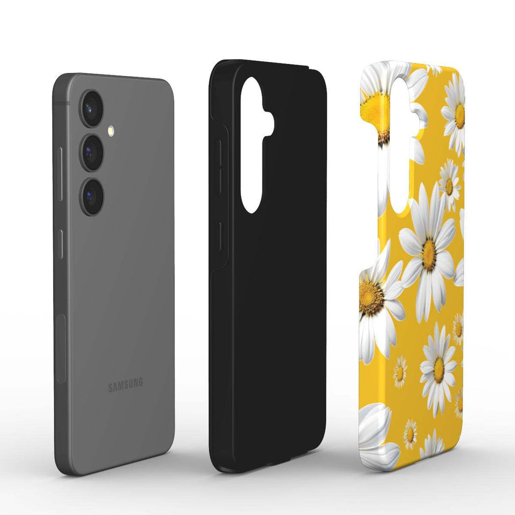 Yellow Daises Samsung Dual Layer Phone Case
