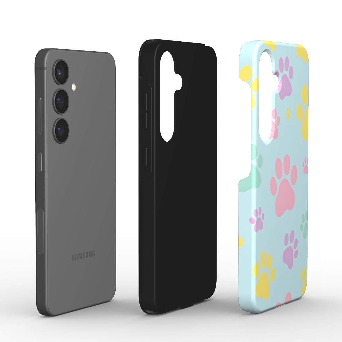 Pastel Doggy Paw Samsung Dual Layer Phone Case