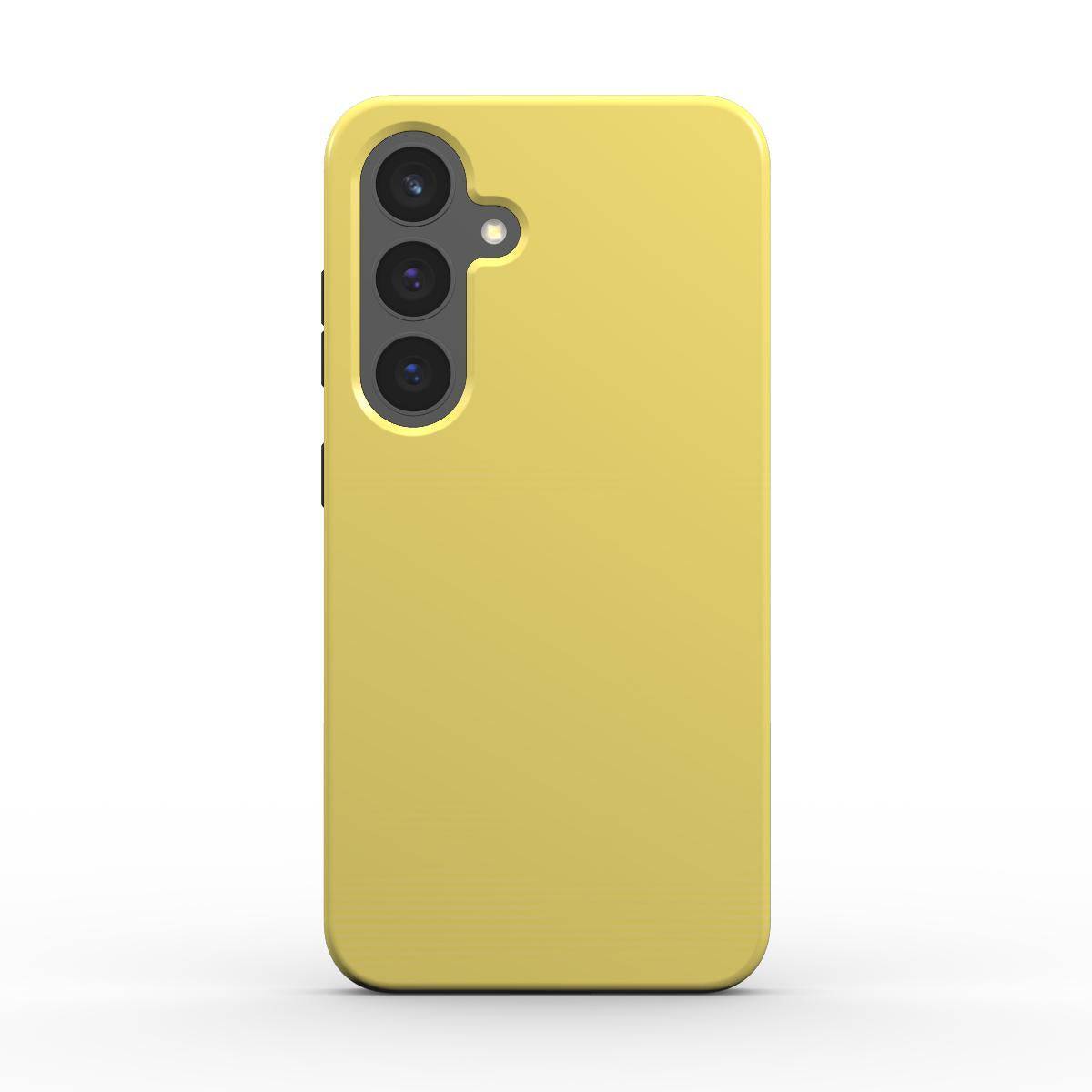 Lemon Yellow Samsung Dual Layer Phone Case