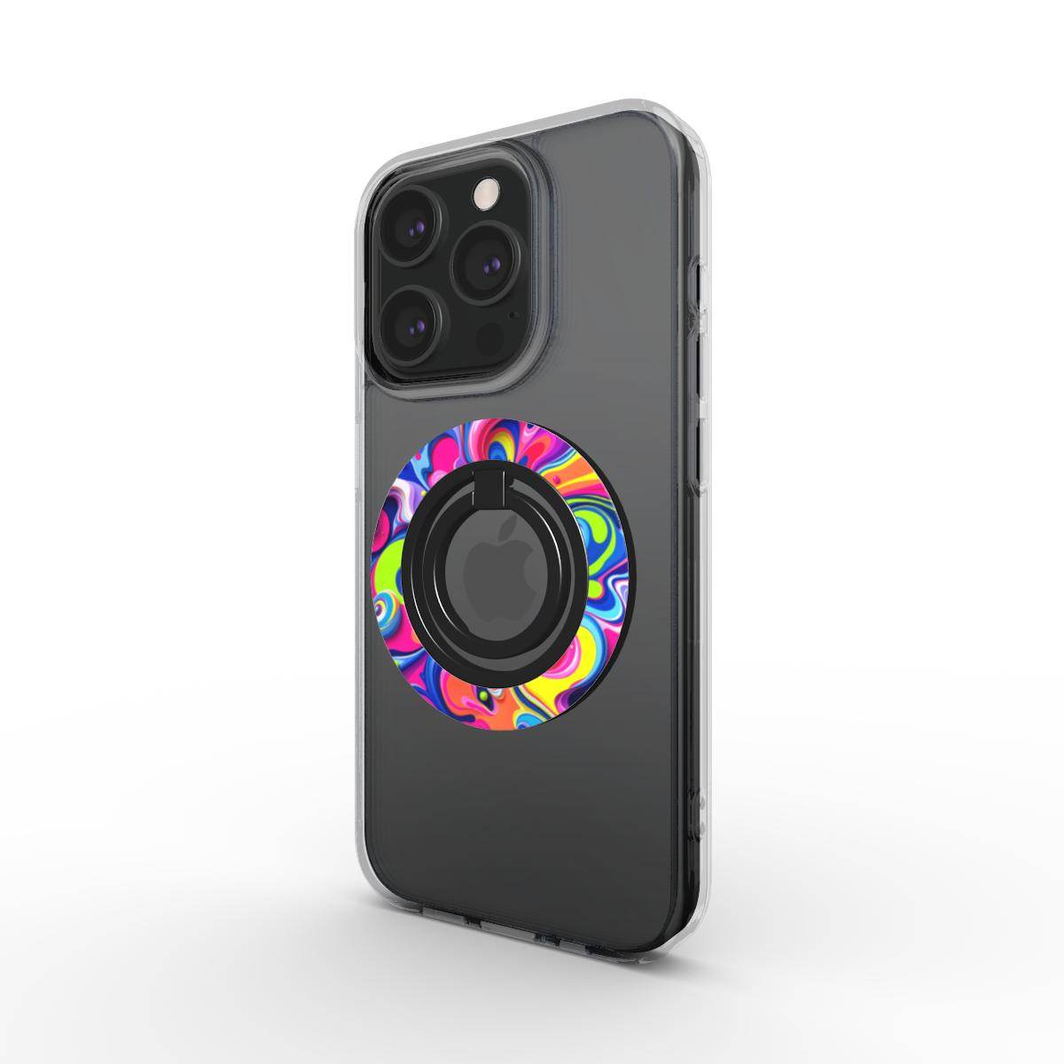 Vibrant Colour Splash Magnetic Ring Holder