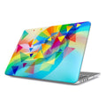 Slim Geometric Pride MacBook case with full protection, vents, and accessible ports