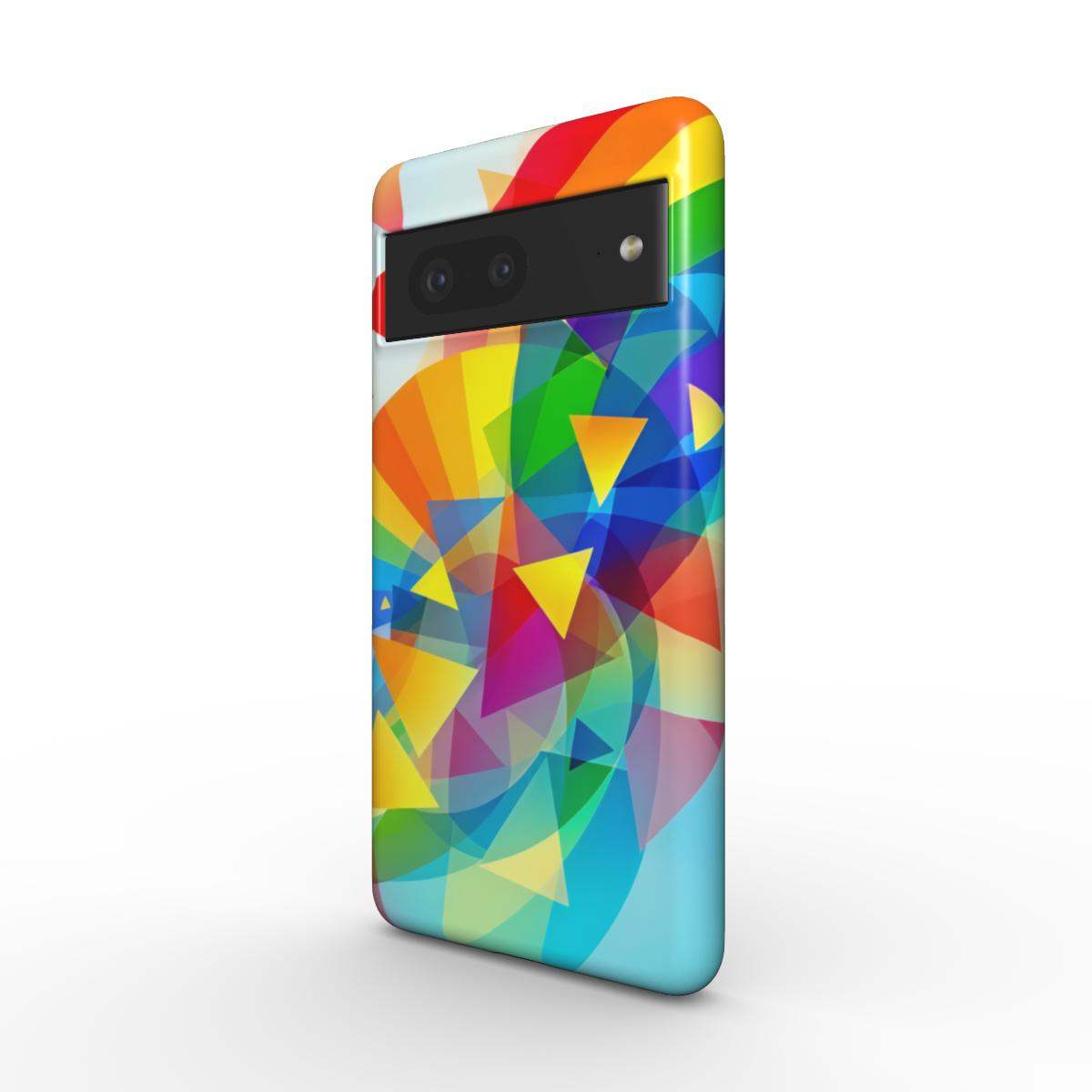 Geometric Pride Google Pixel Dual Layer Phone Case