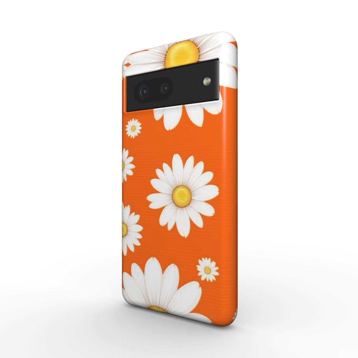 Orange Daises Google Pixel Dual Layer Phone Case