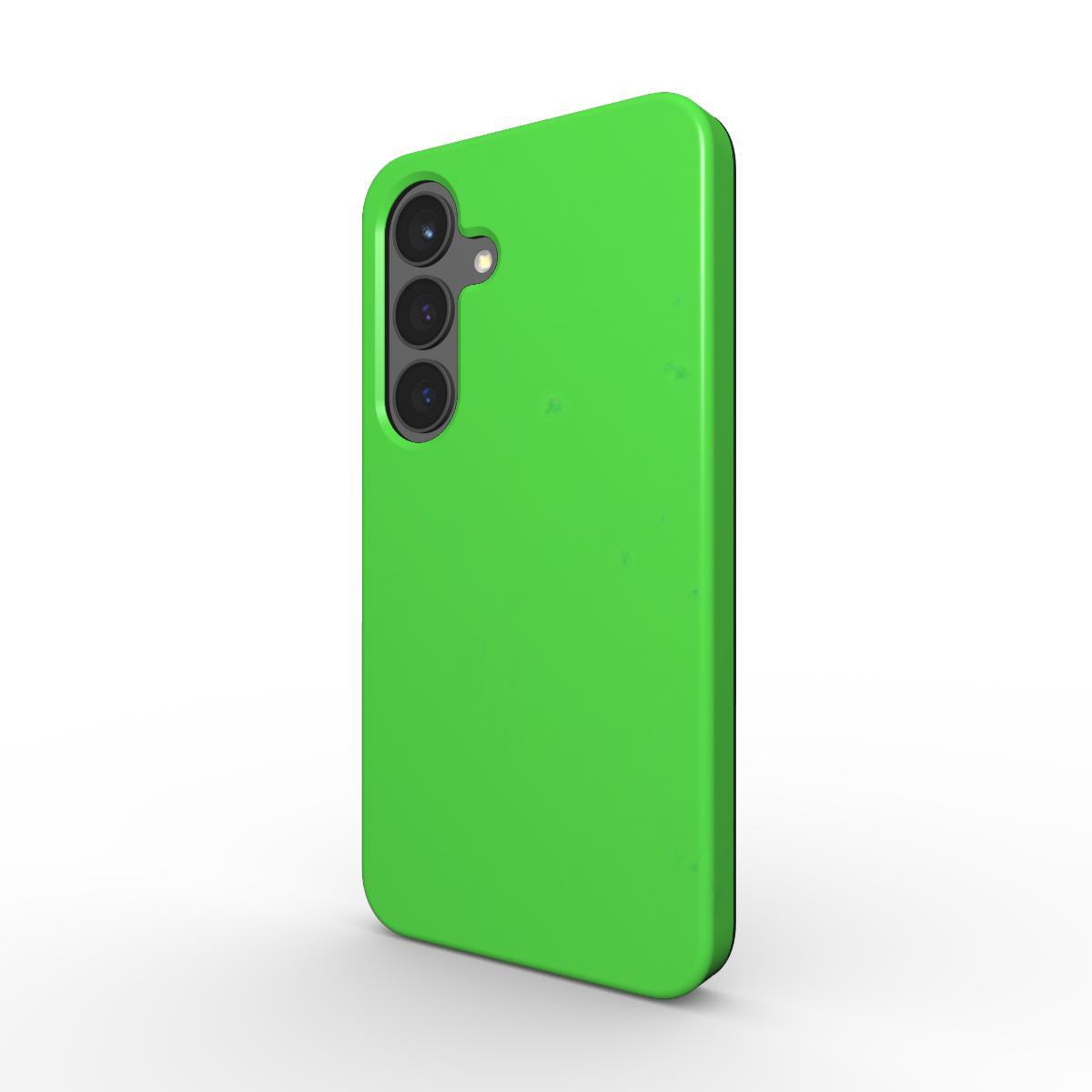 Lime Green Samsung Dual Layer Phone Case