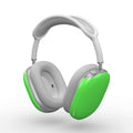 Lime green Apple AirPods Max case protecting headphones from scratches and wear