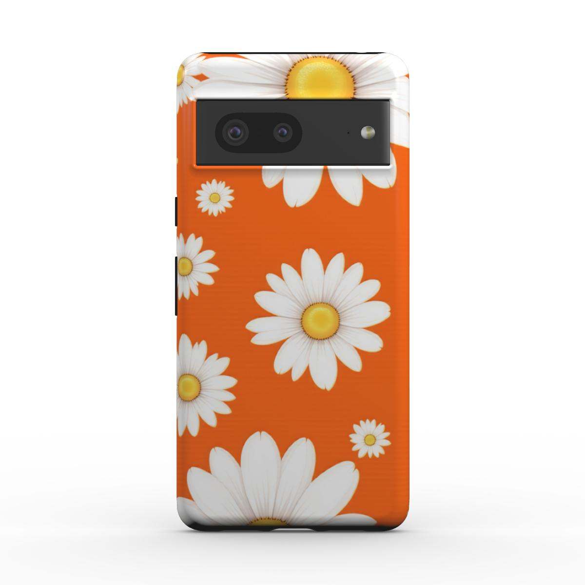 Orange Daises Google Pixel Dual Layer Phone Case