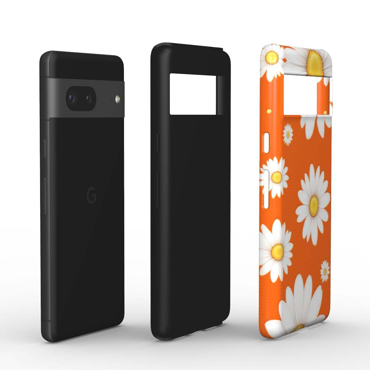 Orange Daises Google Pixel Dual Layer Phone Case