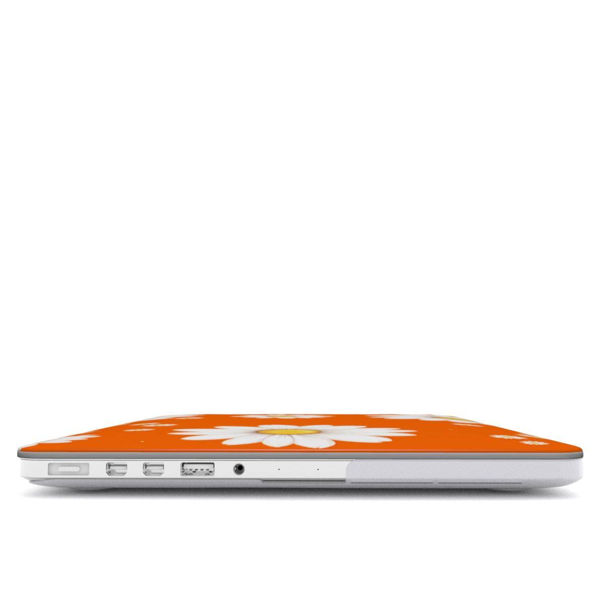 Orange Daises MacBook Protective Case