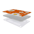 Orange Daises MacBook Protective Case