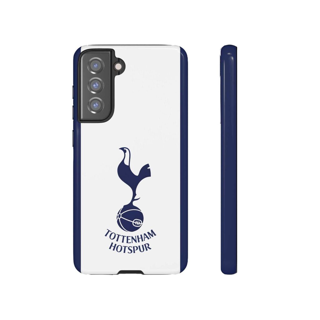 Tottenham FC magnetic Samsung phone case with dual-layer protection and wireless charging compatibility