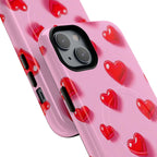 Pink Hearts iPhone Magsafe Phone Case
